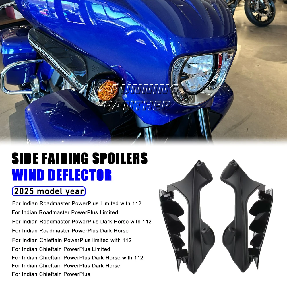 

New motorcycle accessory fairing air guide plate side wing 2025 model year FOR Indian Roadmaster PowerPlus Chieftain PowerPlus