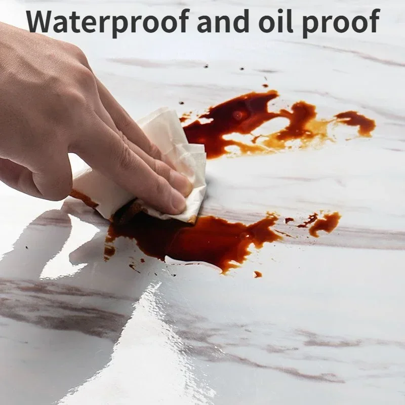 جدار لاصق خلفية عرض 80 سنتيمتر زيت مقاوم للماء برهان احباط الرخام ديكور ملصق المطبخ الحمام تجديد ورق زينة