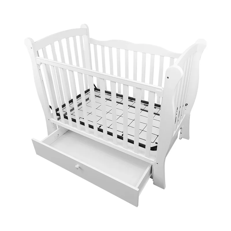 

Детская кроватка-люлька с ящиками, многофункциональная, безопасная, для сна рядом с родителями, по низкой цене.