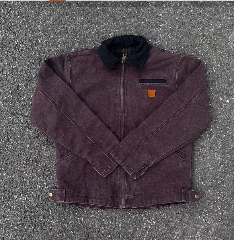 American retro flat J97 style Detroit washed out workwear jacket