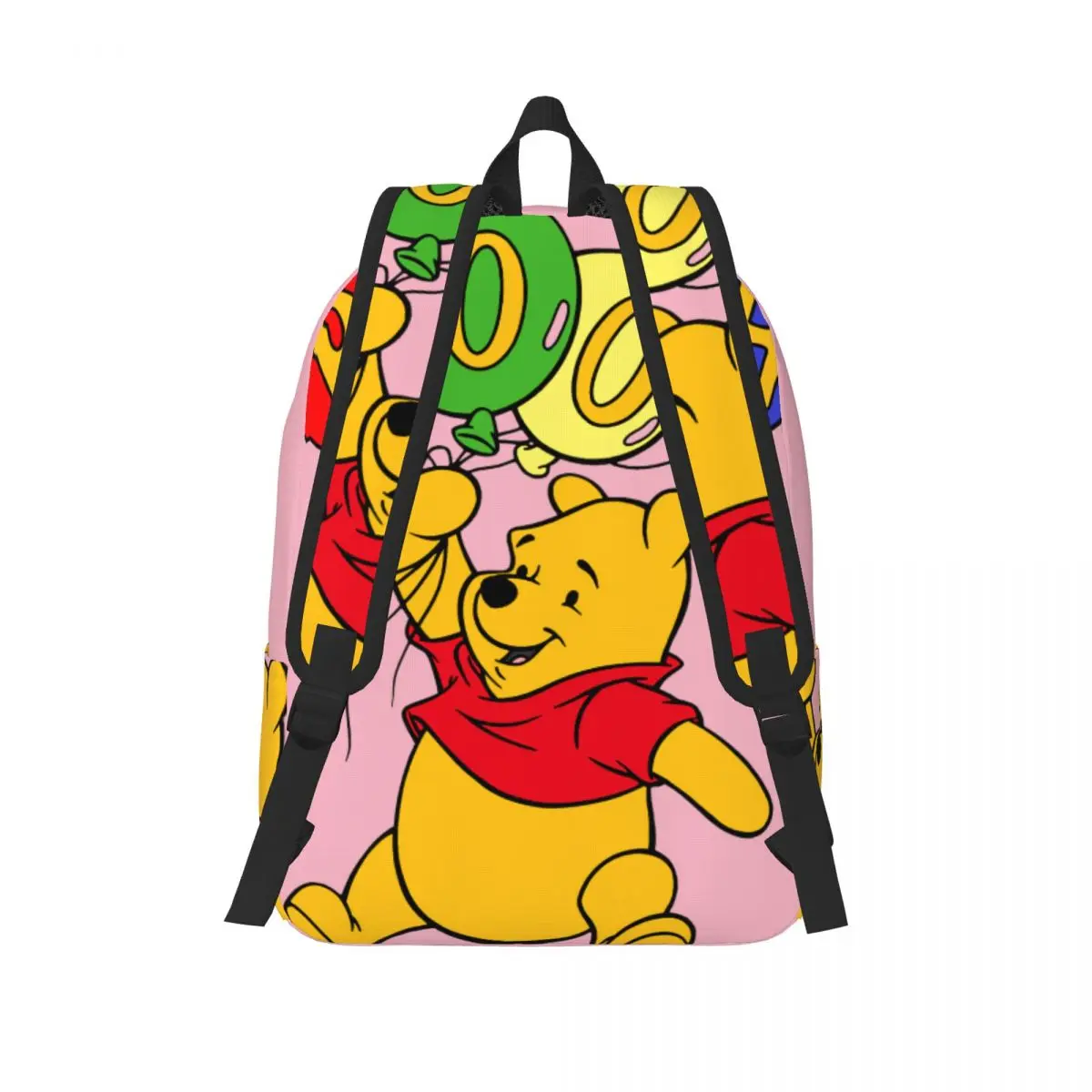 Tas sekolah hadiah kembali ke sekolah Clipart mewarnai kokoh tas bahu Disney Winnie The Pooh kualitas bagus untuk pria wanita tas sekolah Tinggi