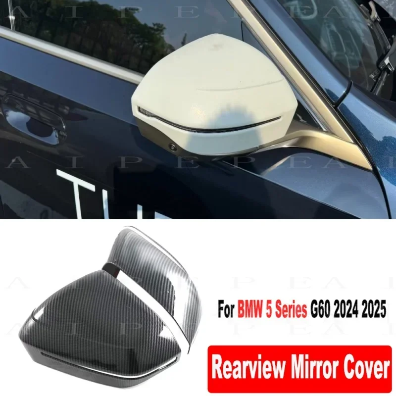 

For BMW 5 Series G60 2024 2025 Car Accessories Rearview Mirror Cover Trim Molding Decoration Stickers