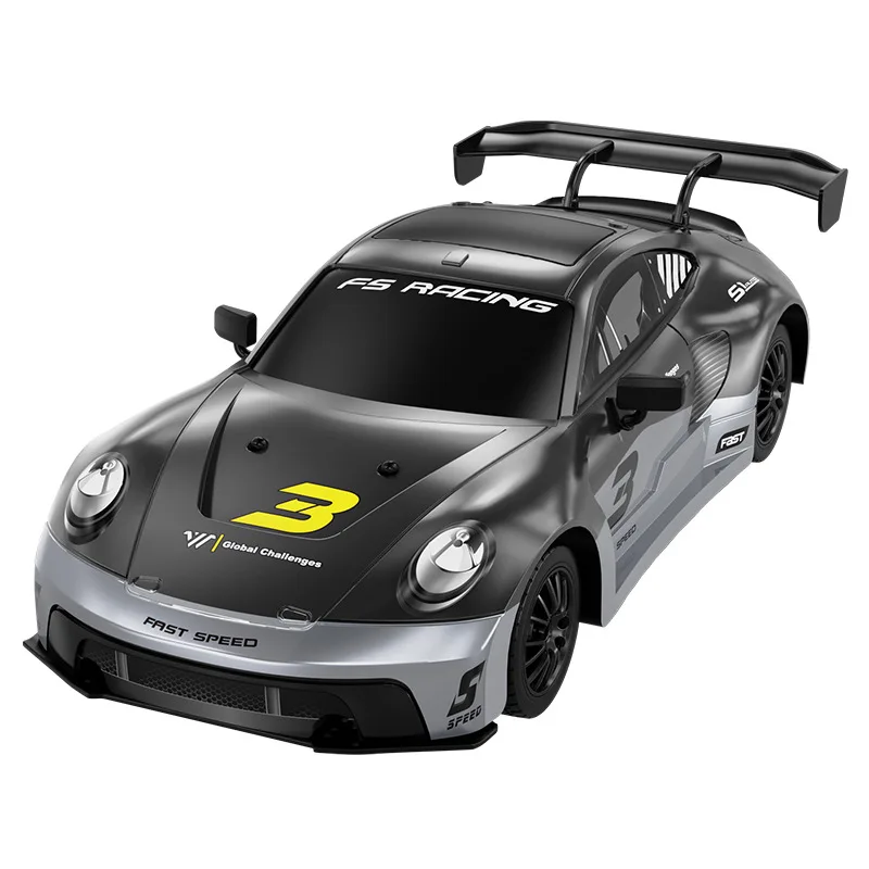 Kf28 フルスケール 1:16 リモートコントロールカー 四輪駆動 高速ドリフトレーシングカー シミュレーションGTRモデル ライト付き おもちゃ