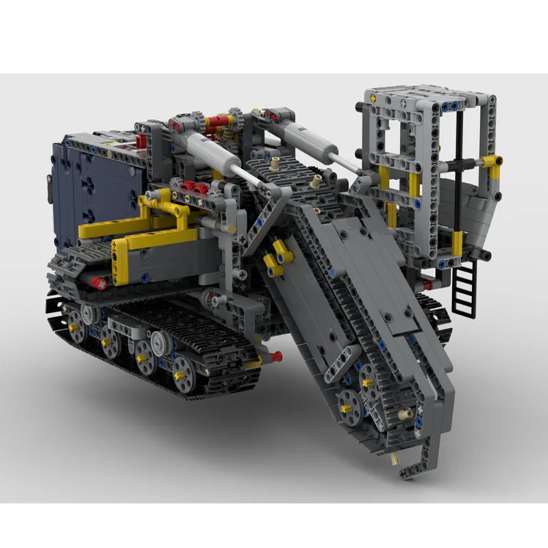 MOC-203836 ชุดตัวต่อรถขุดดินรุ่นใหม่ 1771 ชิ้นส่วน, ของเล่นตัวต่อสร้างสรรค์ MOC สำหรับเด็กผู้ชาย ของขวัญวันเกิด