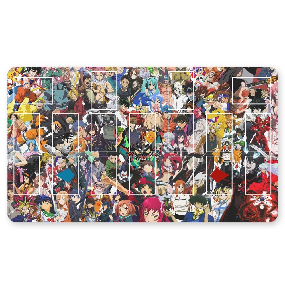 

x1xy9l - YuGiOh Playmat Blue-eyes Ultimate Dragon Dark Magician Duel Monsters Playmats Compatible for OCG TCG CCG+Free Bag