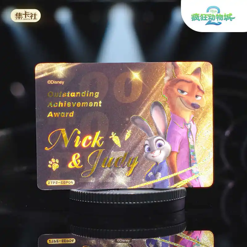 Original Zootopia 2 Platinum Card Collection Card Fox Rabbit