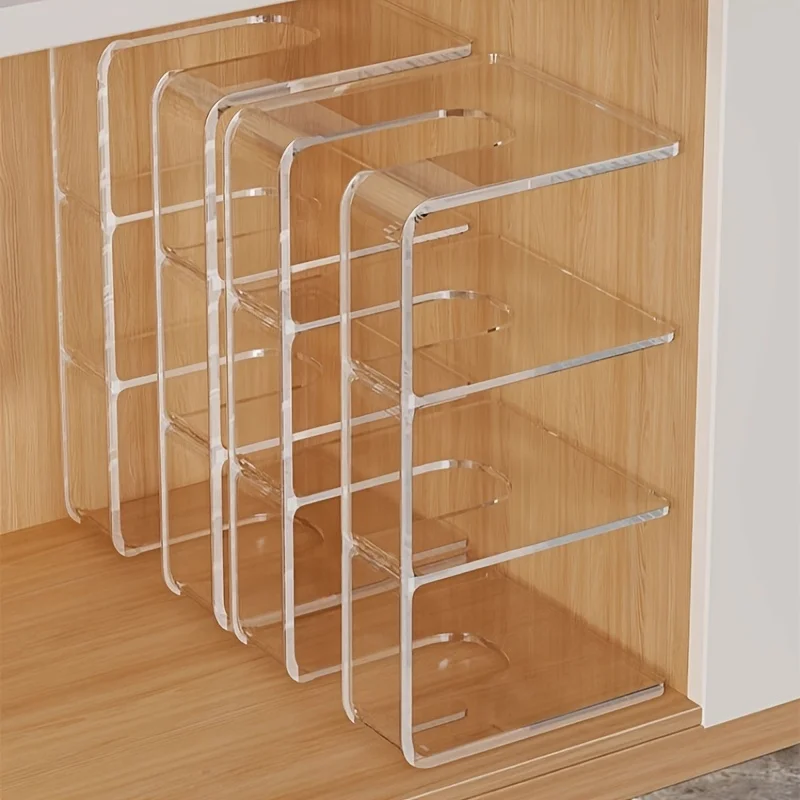 منظم تخزين المطبخ مكون من 4 قطع مع رف توابل وحامل خزانة لأكياس القمامة وأكياس بلاستيكية ونضارة