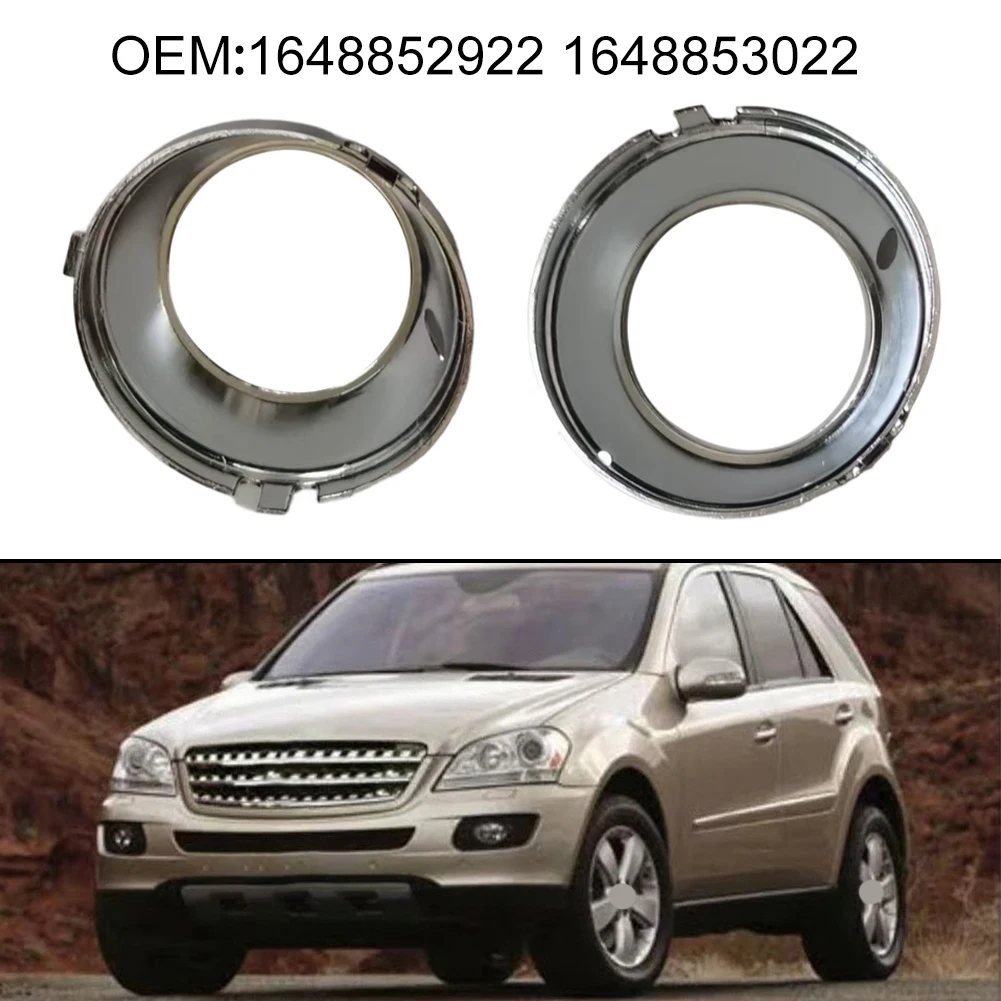 anello-cromato-per-fendinebbia-per-mercedes-benz-classe-ml-w164-2006-2011-cornice-esterna-in-abs-ricambio