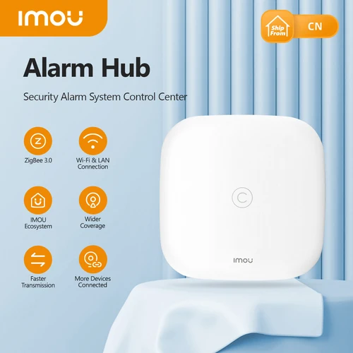 Imagen 1 del producto IMOU-centro de enlace inteligente Zigbee, Control remoto inalámbrico, WiFi y LAN, multimodo, para Alexa, Google Home, Smart Life, ZigBee 3,0