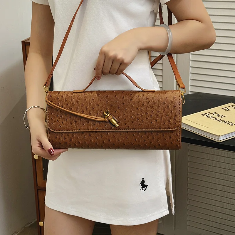 

New Mobile Phone Change Bag Women's Ins Style Portable Shoulder Bag, Solid Color Bag Cover Crossbody Model, Fashionable