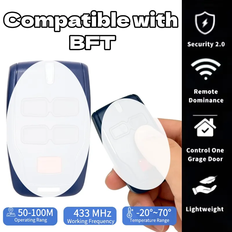 433.92MHz Secure Rolling Code Remote Self-Searching Rolling Code Garage Door Opener Automatic Garage Remote Control