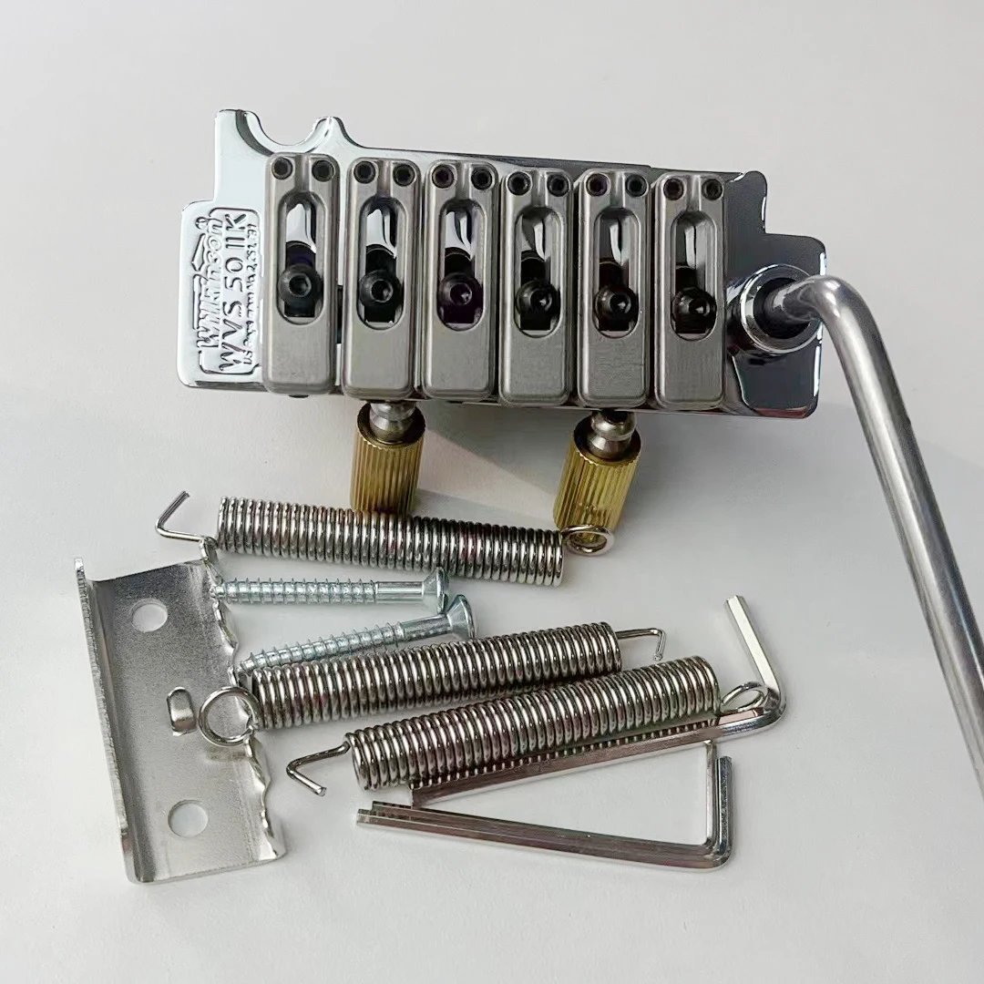 Wilkinson WVS50IIK 52.5mm 2-Point Steel Saddles Tremolo Bridge with Full SteelBlock forUSA/Mexico/Japan/KoreaStratElectricGuitar