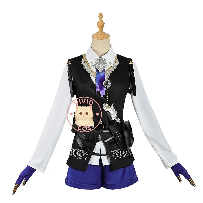 زي لعب الأدوار عالي الجودة من Game Arknights Texas the omertose زي أنيمي أنيق للنساء بدلة Comic Con