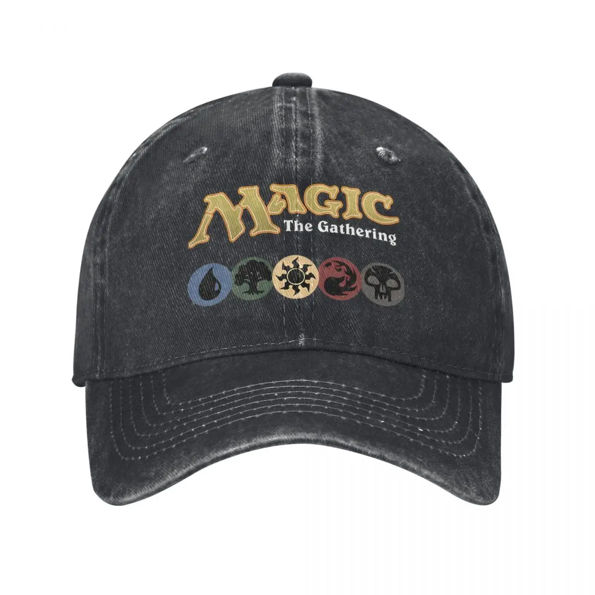 Magic Games Gathering MTG Unisex Baseball Cap Card Distressed Denim Caps Hat Fashion Outdoor Workouts Headwear