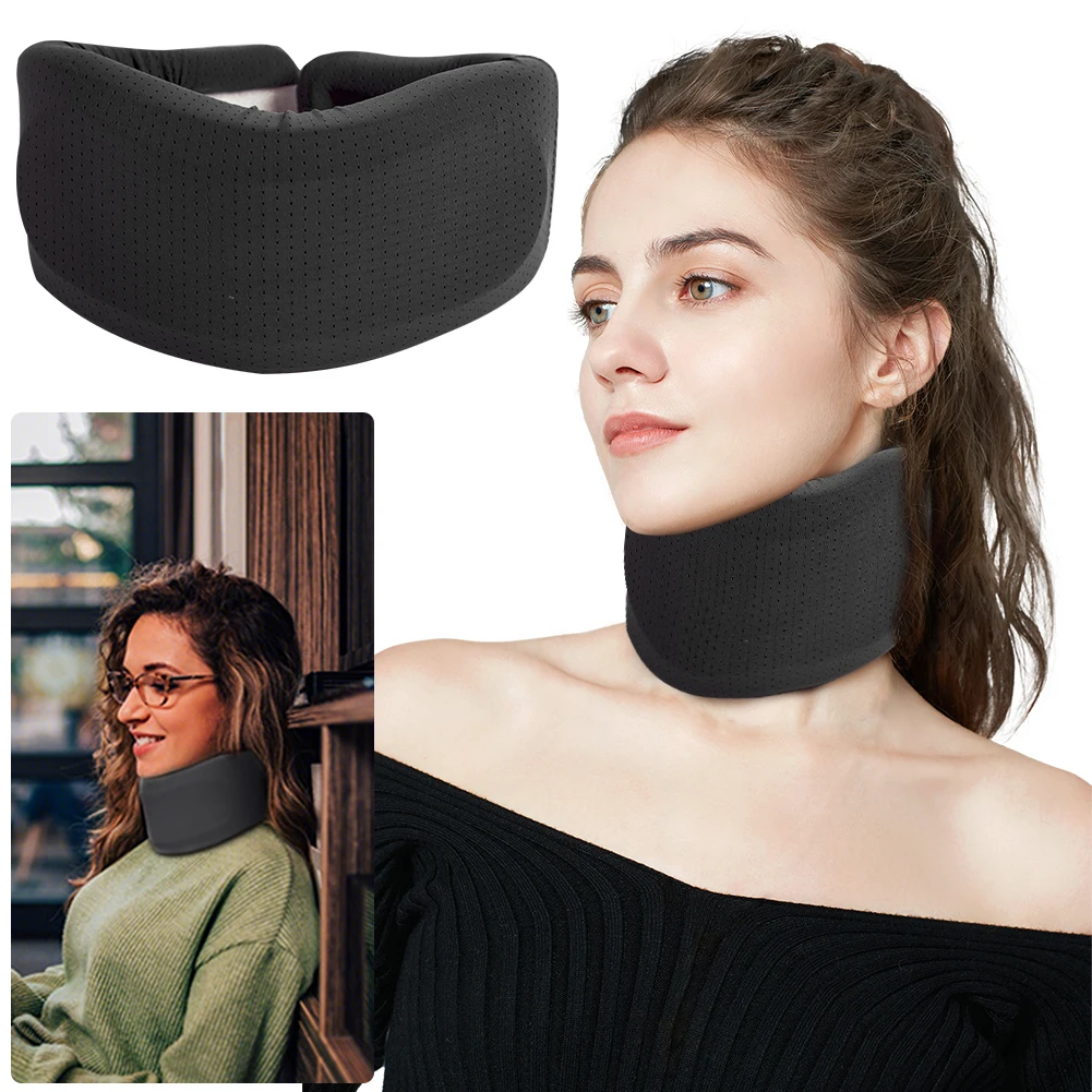 دعامة للرقبة، ياقة عنق الرحم الناعمة، دعامة وسادة عنق الرحم القابلة للتعديل، تخفف ضغط العمود الفقري للنساء والرجال