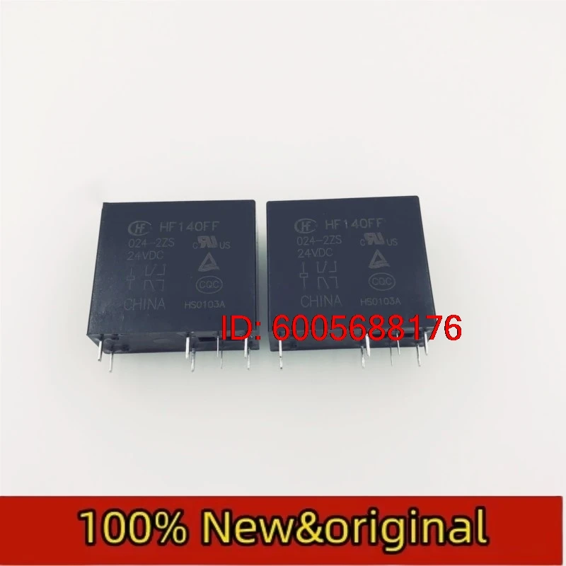 10PCS Hongfa relay HF140FF-024-2ZS 24VDC two group conversion 8-pin 10A250VAC Original & Brand New