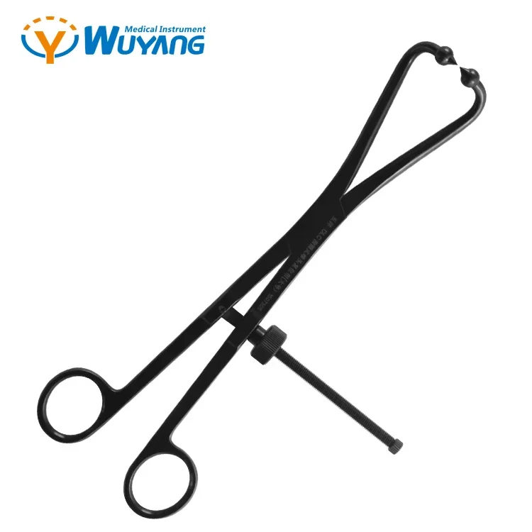 

DLC types of surgical tweezers medical reduction forceps (finger ring type)