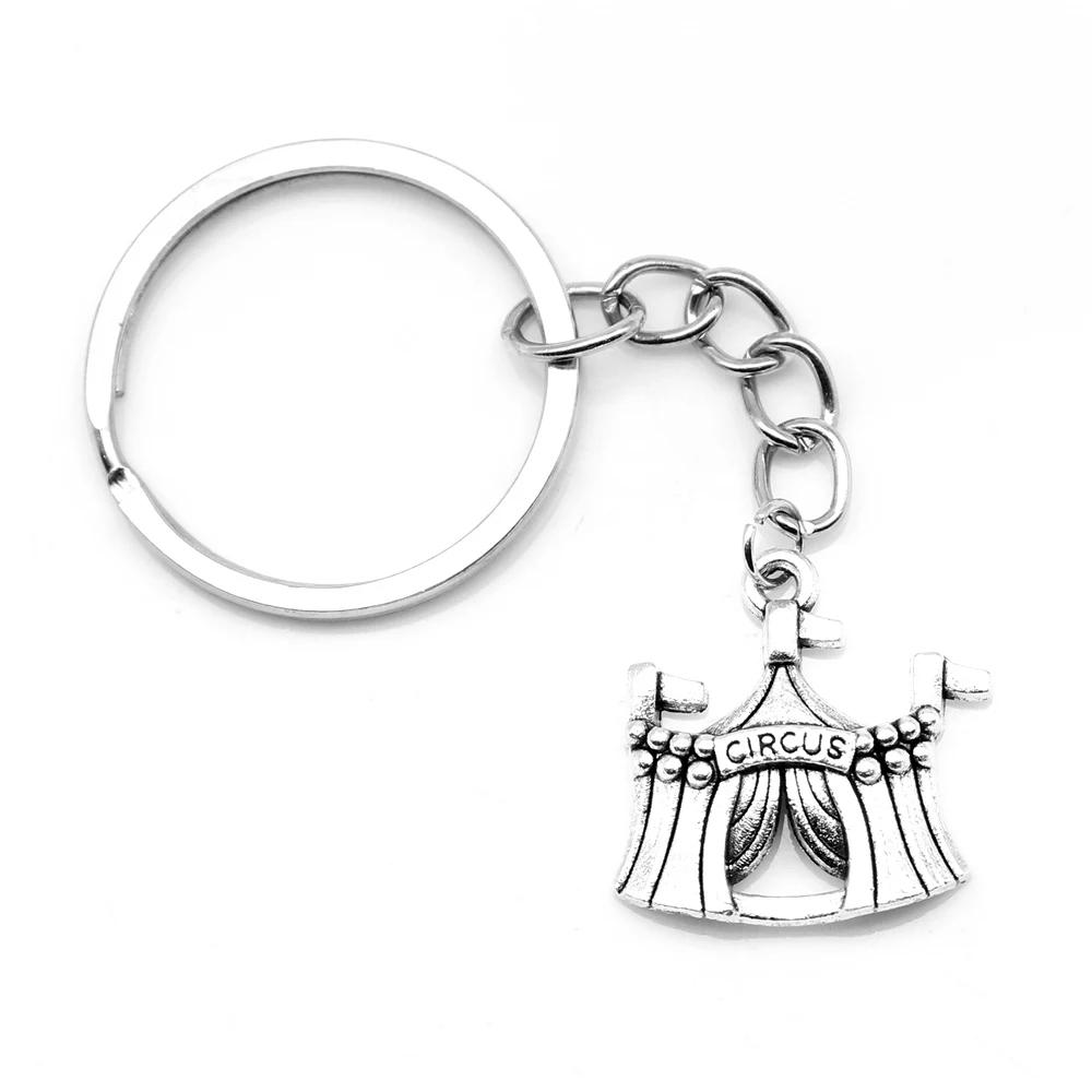 1 Piece Circus Key Ring Diy Handmade Jewerly 22x22mm