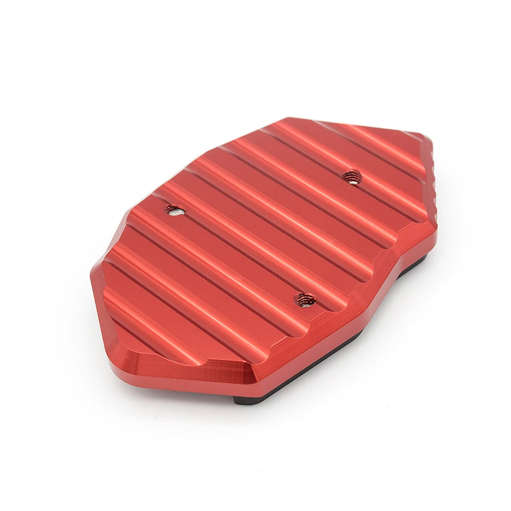 CNC Kickstand Pad Enlarger Side Stand Extension Support Plate Motorcycle Parts Fit For Kawasaki ZX6R Z800 ER6N ZX-10R Z1000/SX