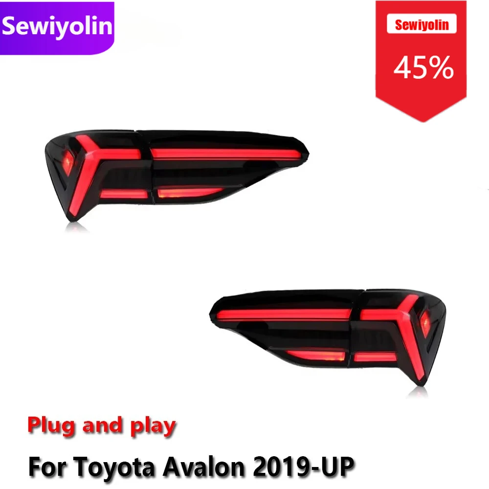 

Car DRL LED Tail Light Assemblies For Toyota Avalon 2019-UP Auto Fog DRL Brake Turn Signal Lamp Plug And Play