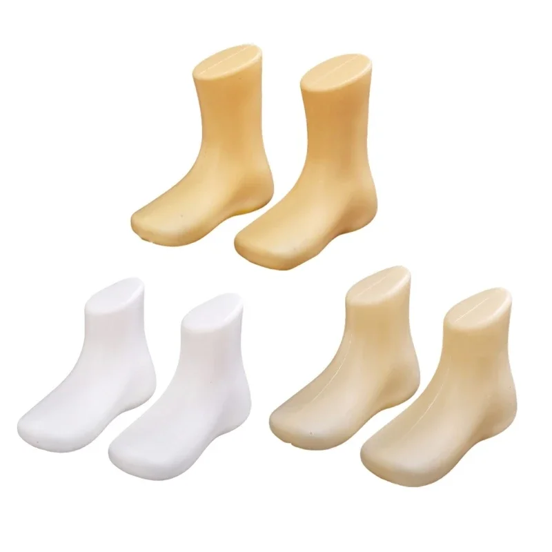 

10pcs Kids Foot Mold Kids Foot Model Baby Sock Display Holder Jewelry Display for Showcasing Baby Footwear Sock Displays 15UB