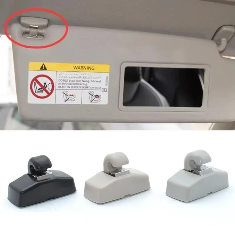 Sun Visor Hook Clip Bracket Hanger for VW Bora IV Golf 4 GTI Jetta A4 Passat B5 B6 Polo 9N Beetle Caddy Skoda Octavia 2 A5 1PC