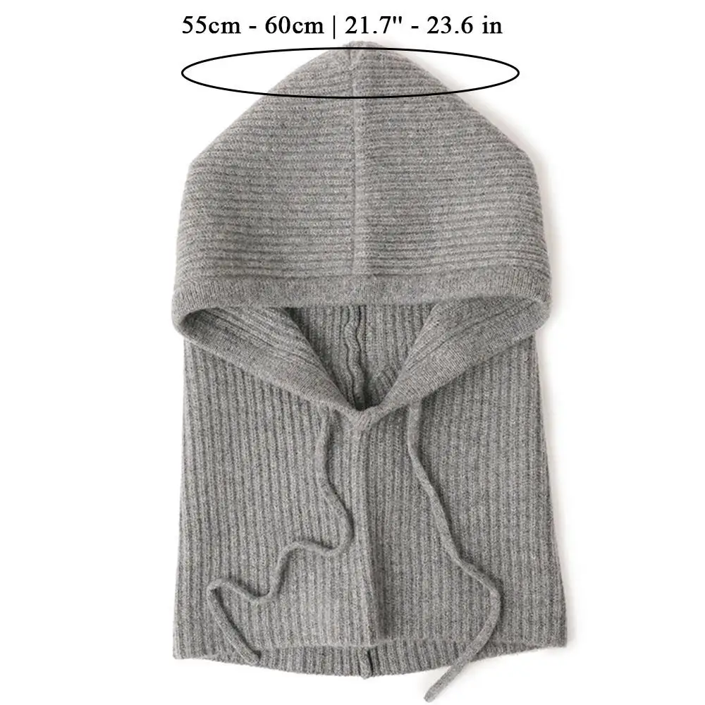 النساء الشتاء قطعة واحدة قبعات صغيرة محبوك لينة الدافئة المرأة بالاكلافا قبعة في الهواء الطلق موضة وهمية سدادات حماية الأذن بونيه مقنعين قبعات