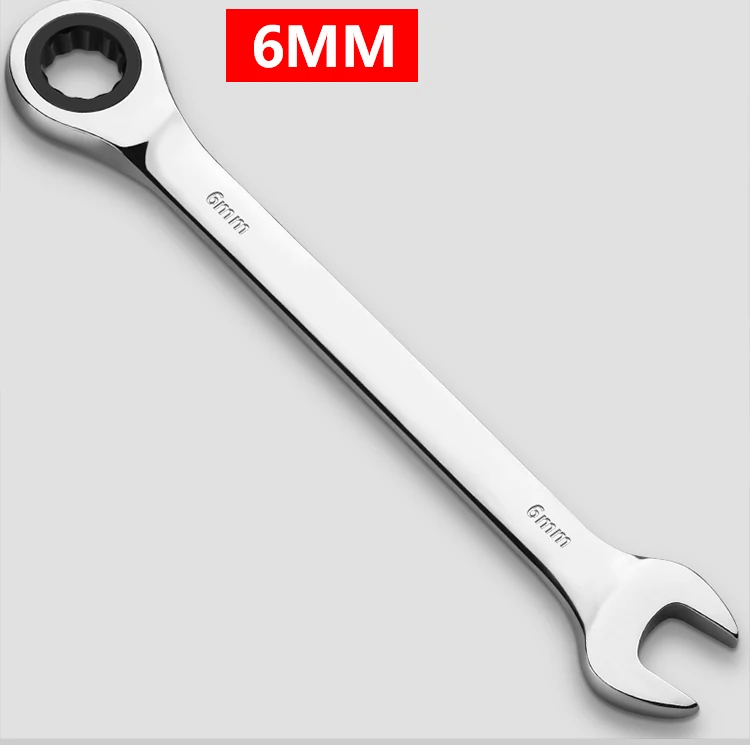 6mm Ratchet Combination Metric Wrenches Hand Tools Torque Gear Socket Nut Tools Not A Set of Key