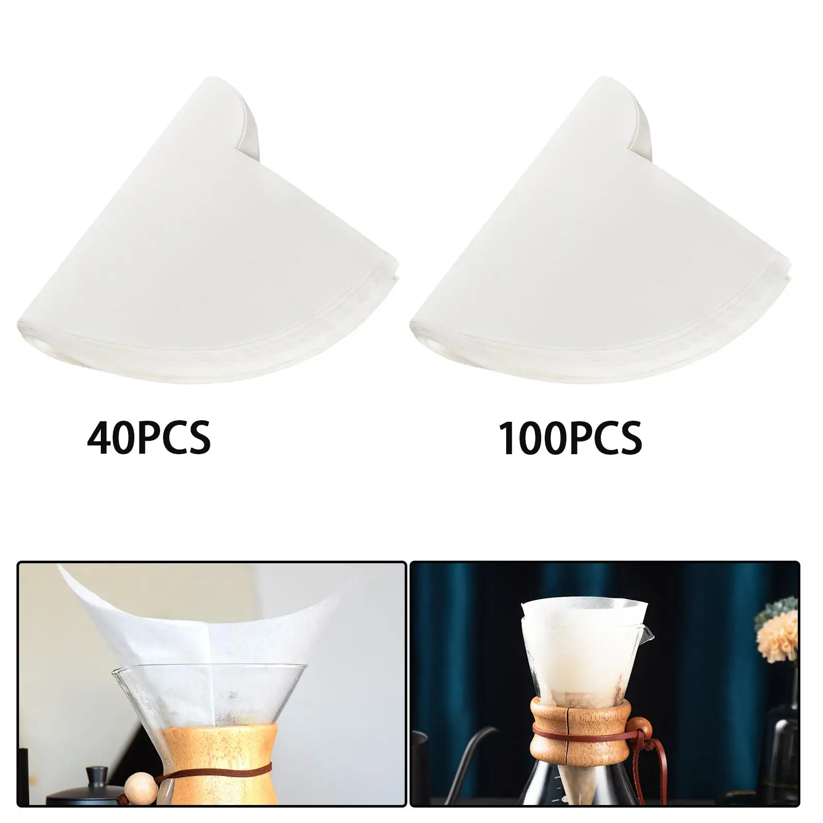 مرشحات القهوة الورقية القابلة للطي، ملحقات محمولة بديلة متعددة الأغراض لتخييم الفنادق والسفر ورحلة العمل