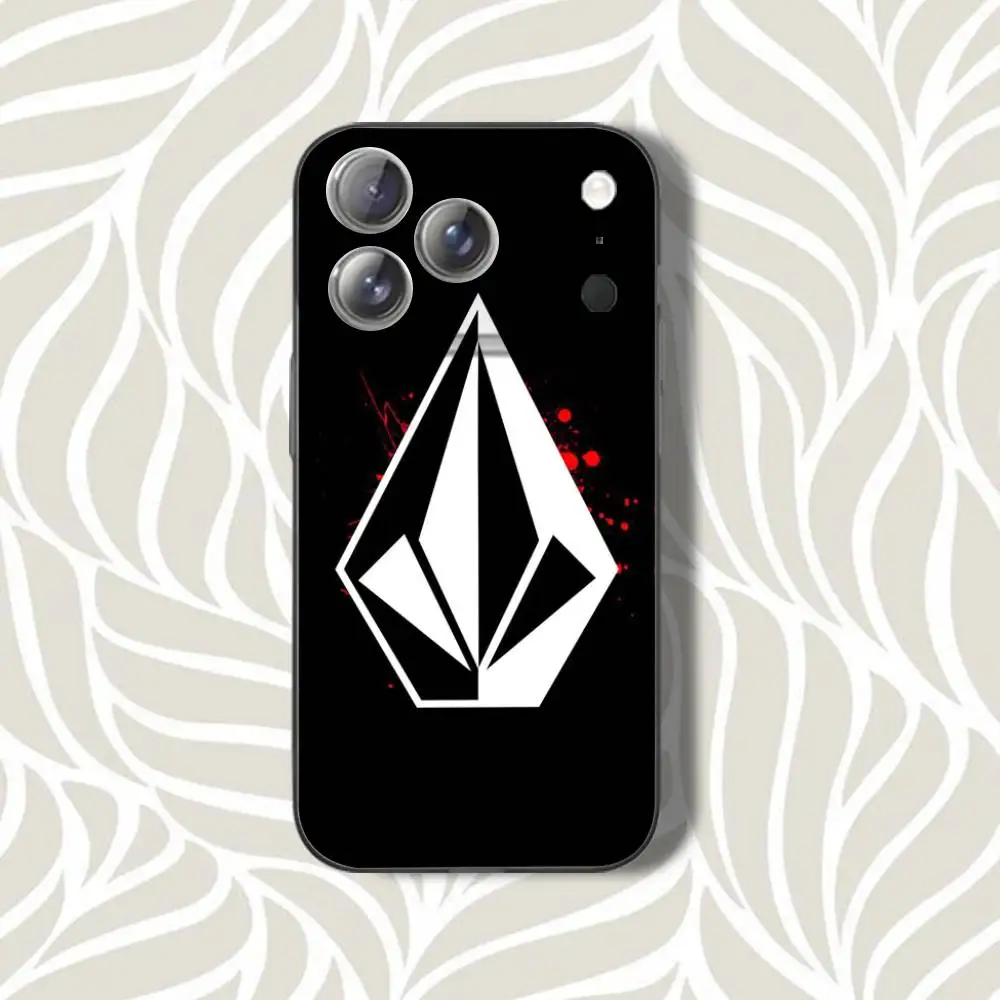 V-VOLCOM S-Style SportS  Phone Case For iPhone 16,14,11,17,13,15,12,Air,Plus,Pro,Max,E,Mini Grey Frosted for MagSafe Magnetic