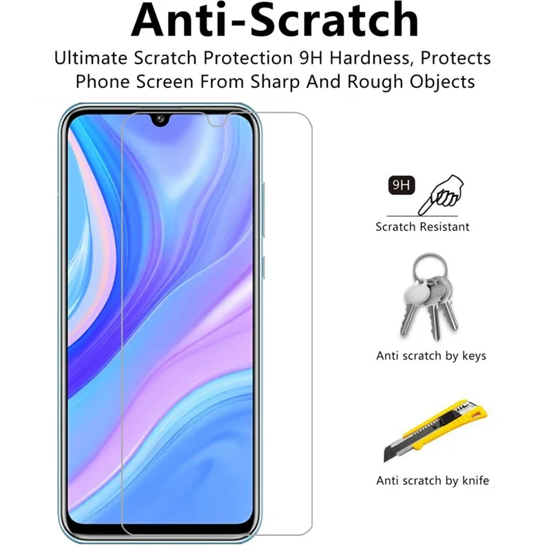 واقي شاشة من الزجاج المقسى لهاتف هواوي p Smart pro 2019 z s غطاء على حقيبة حماية للهاتف psmart smar smat samrt