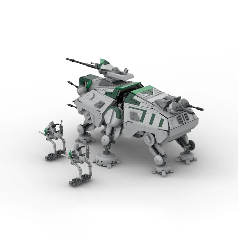 2042pcs MOC AT-TE Lightning Squadron Star Battle Model Building Blocks Architecture Christmas Gifts Toy Education Craft Idea