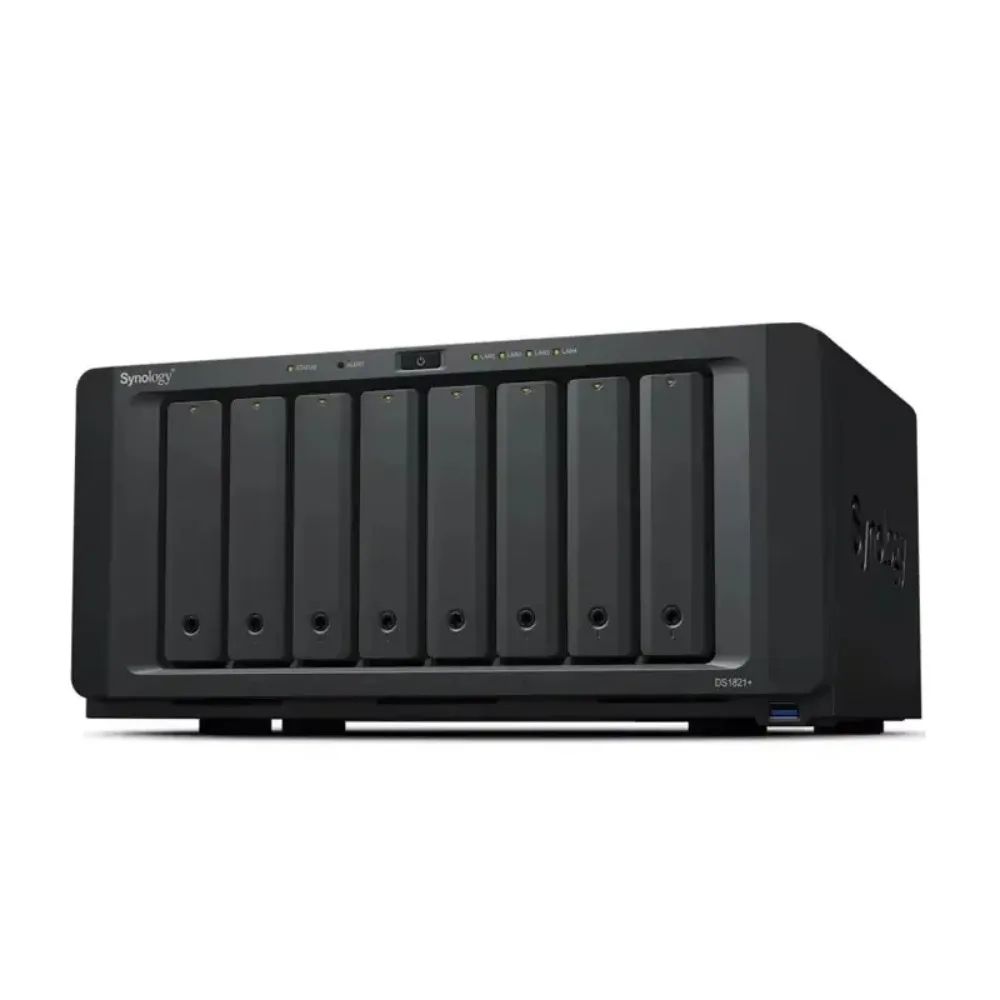 DiskStation DS1821 + 8-bit NAS Network Storage Cloud as a Service (excluding HDD) Spot, 1 Year Warranty