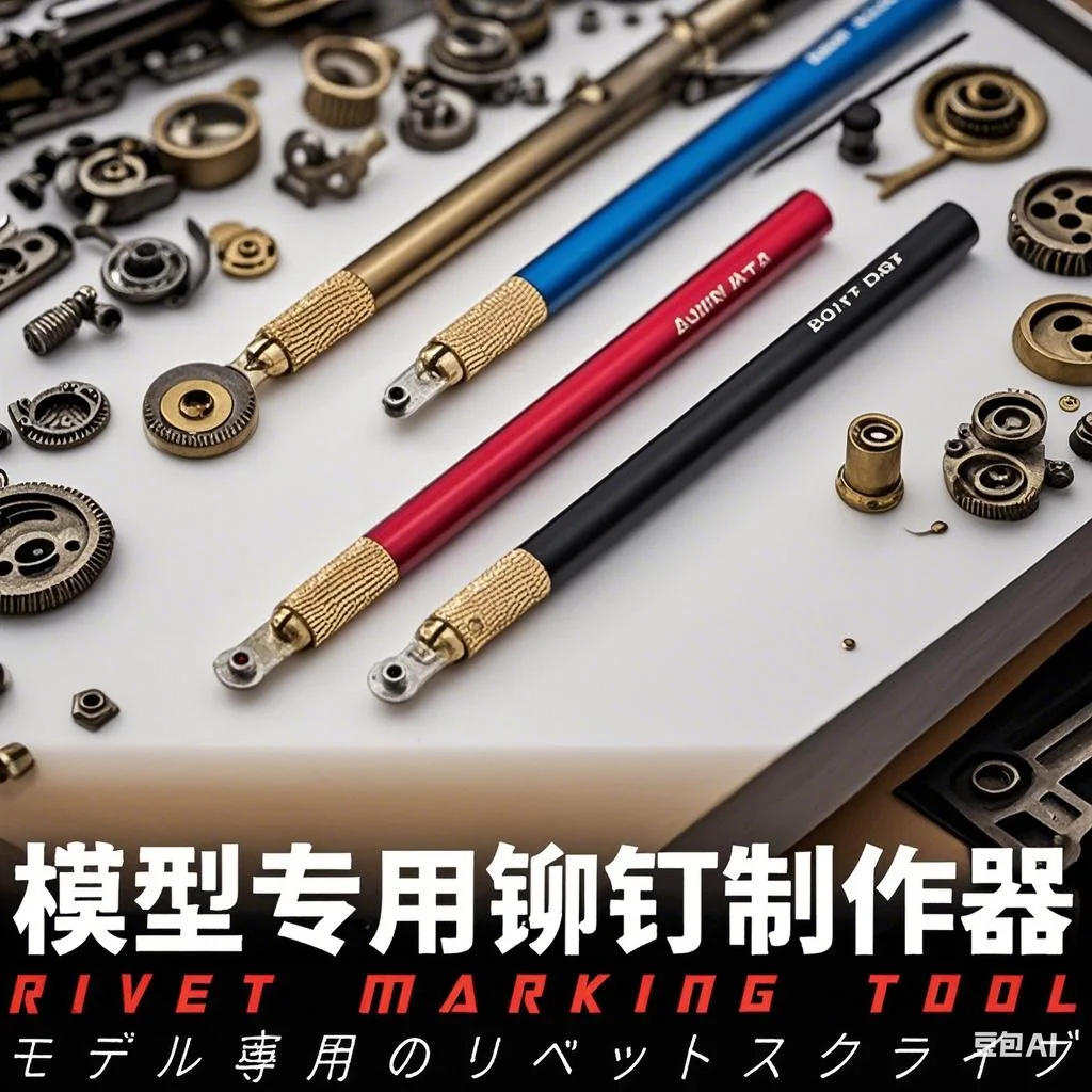 Galaxry T09B01 Corner/Rivet Maker Marking Tool & Knife with Handle Model Building Tools for Gundam Military Model DIY Tool