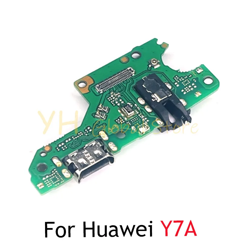 For Huawei Y6S Y7A USB Charging Dock Connector Port Board Flex Cable Repair Parts