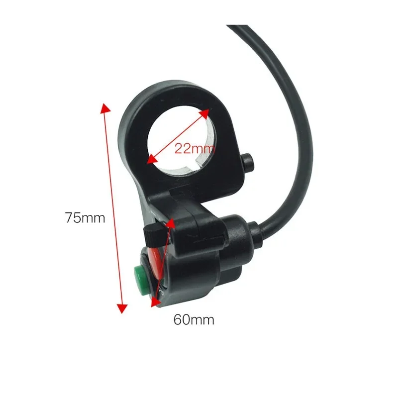 Motorcycle Modification Accessories 22MM Multi-function Three-function Switch Horn Dimmer Switch Turn Signal Switch