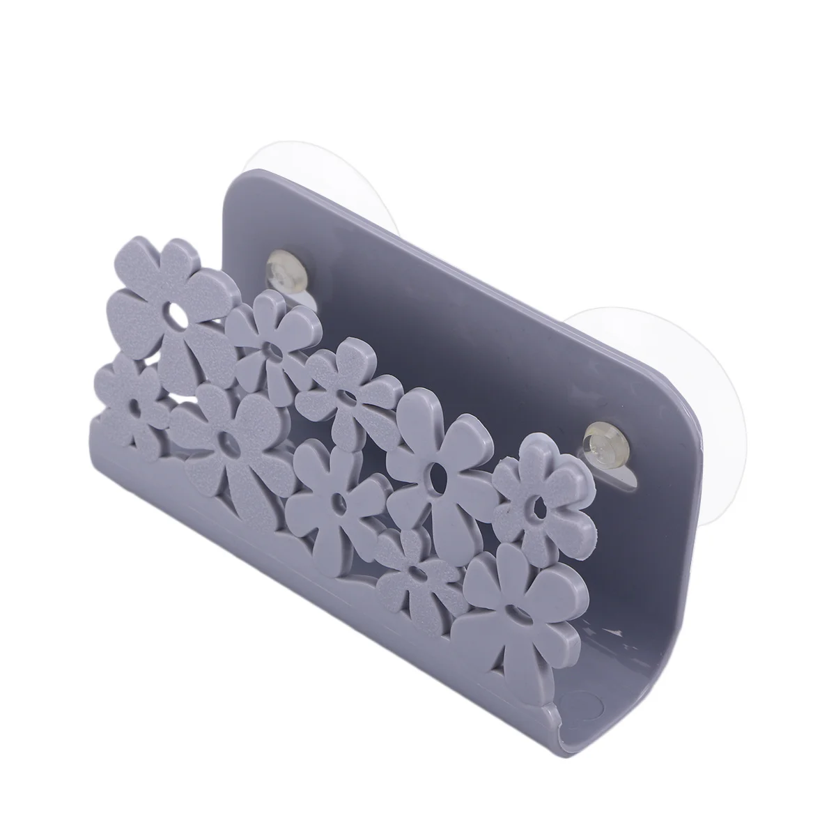 

Sponge Holder Drain Rack Grey Pp Sink Organizer Suction Cup Dishwashing Brush Storage Rack Kitchen Faucet Accessories