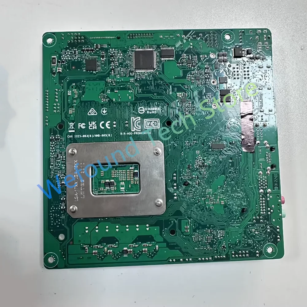 للوحة الأم لسطح المكتب ASUS 17x17 ITX تدعم الشاشات المزدوجة 4K@60H Pro H610T D4 CSM