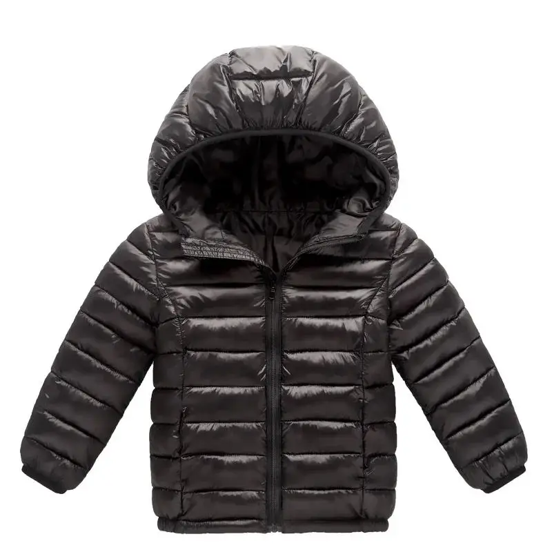 Boy and Girl autumn Warm Down Hooded Coat teenage parka kids winter jacket 2023 New Fashion children jacket Outerwear