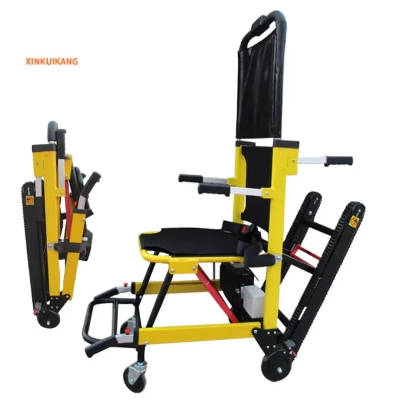 Electric Disabled Lift Stair Stretcher Climbing Wheelchair For Elderly