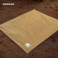 HIKEMAN-alfombrilla para acampar al aire libre, tienda con huella, portátil, impermeable, 210D, Oxford, dosel, hoja de tierra, Picnic, almohadilla de playa