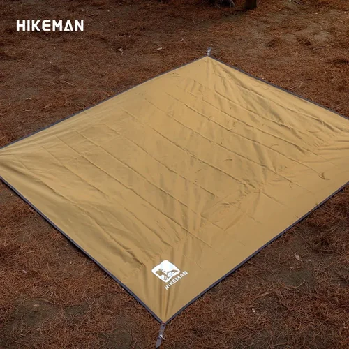 HIKEMAN-alfombrilla para acampar al aire libre, tienda con huella, portátil, impermeable, 210D, Oxford, dosel, hoja de tierra, Picnic, almohadilla de playa