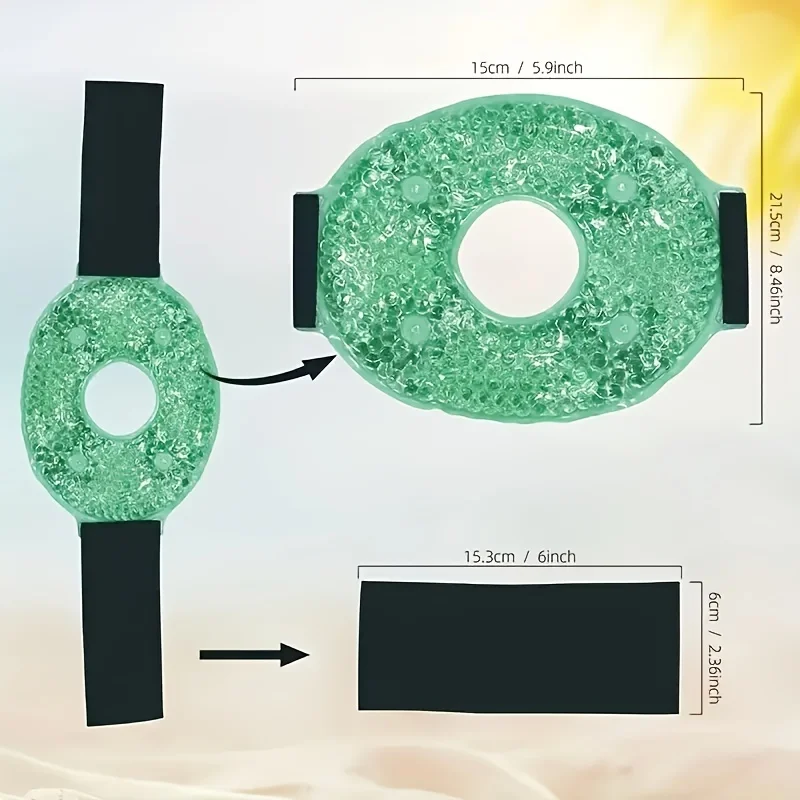 1/2 Stück Hot & Cold Gel Ice Pack Wiederverwendbare Knie-Sport-Eisbehandlungswickel für Knöchel, Kopf, Schultern, Verletzungen, beruhigende, revitalisierende Nutzung – Detail 1