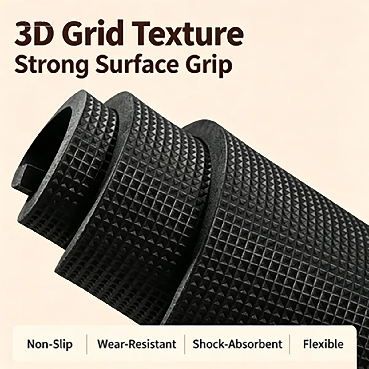 Black EVA Foam Cushion Pad Non‑Slip Shock‑Absorbing Buffer Mat Multi‑Purpose Rectangular Protective Base Pad for DIY Hardware
