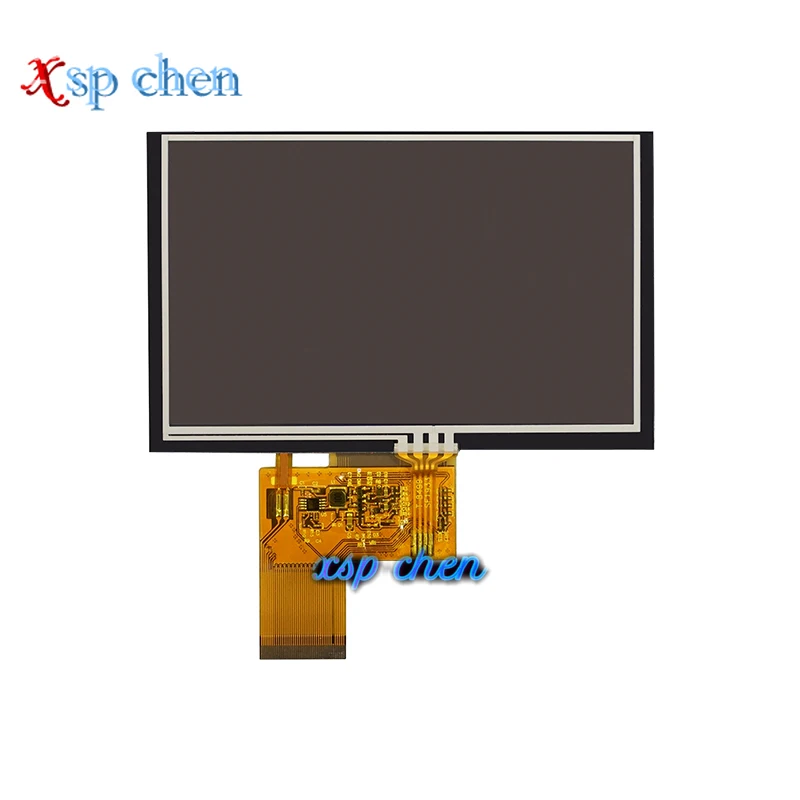 5inch 40pins HD LCD screen 800x480 rgb display LCD with touch screen for MP4 GPS replace it