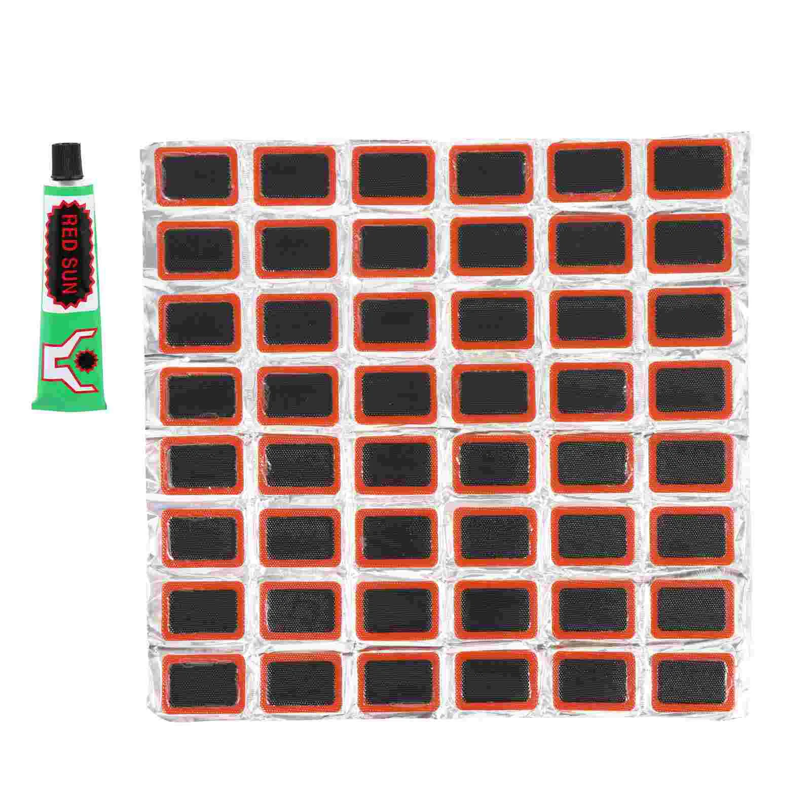 

115 Pcs Rectangles Bike Tire Patch Bike Inner Tube Patch Puncture Rubber Patches Rectangles Patch Puncture Patches