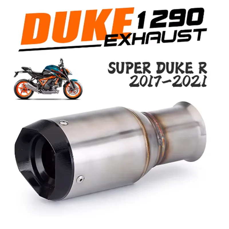 Выхлоп мотоцикла для 1290 Superduke R 1290 Super Duke R 1290sdr 2017-2021, глушитель средней связи, побег Выхлоп мотоцикла для 1290 Superduke R 1290 Super Duke R 1290sdr 2017-2021, глушитель средней связи, побег