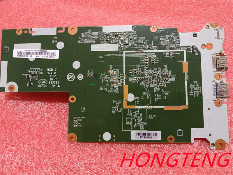 

5B20U26505 for Lenovo MT8173C 4GB 32GB eMMC Motherboard 81QB 100E CHROME