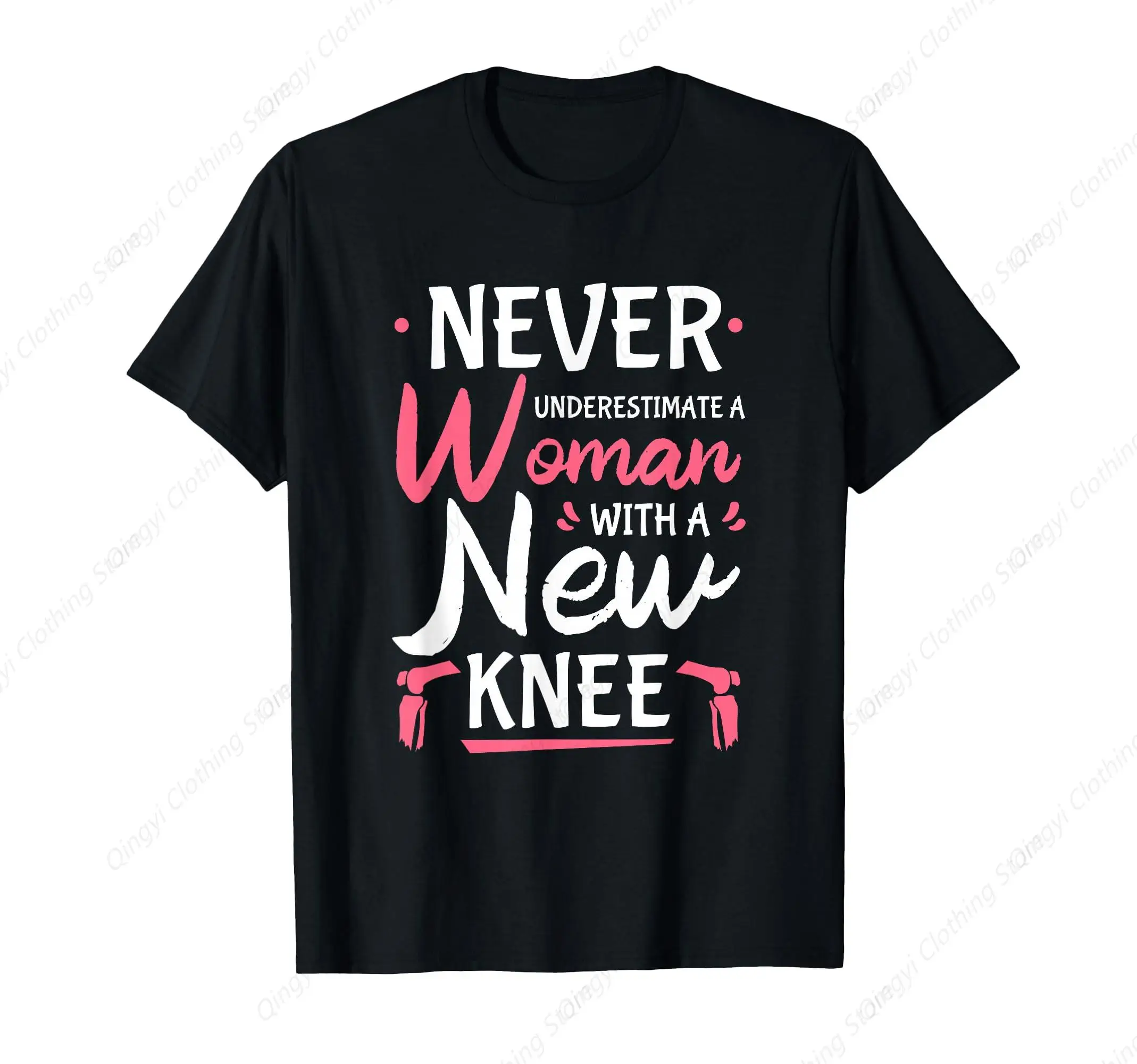 

Never Underestimate A Women New Knee Replacement Surgery T-Shirt