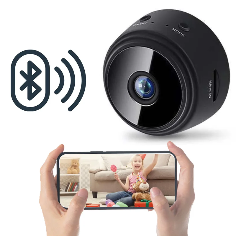 Home Security Camera 1080P Baby Monitor with Night Vision, 2-Way Audio, Human Detection, Plug in WiFi Indoor Camera